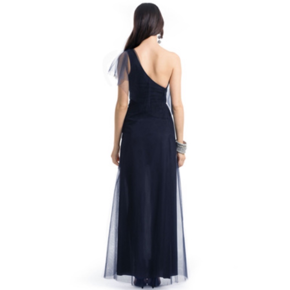 BCBGMAXAZRIA “Malia” Tulle Sequin Gown
Size: 0 | Color: Navy Blue - Picture 3 of 10